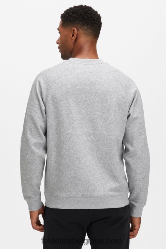 l\'équipage incontournable Hommes Fabletics 404P0T3700 étiquette athlétique gris chiné classique