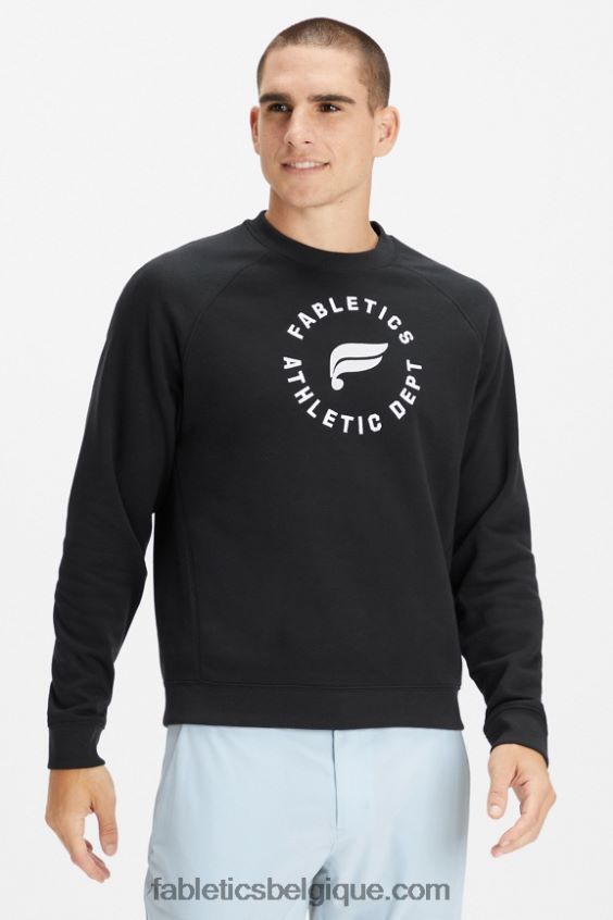 l'équipage incontournable Hommes Fabletics 404P0T3701 timbre athlétique noir