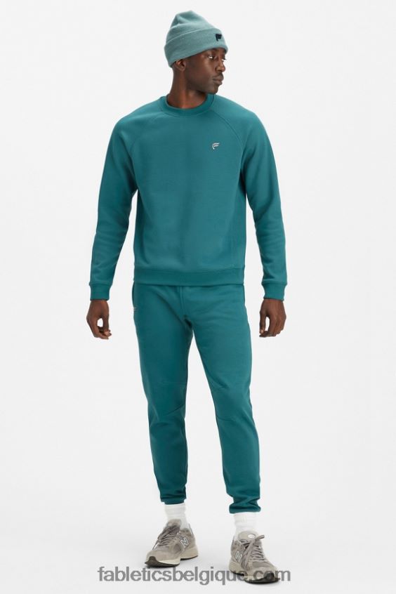 l\'équipage incontournable Hommes Fabletics 404P0T3702 sarcelle d\'océan