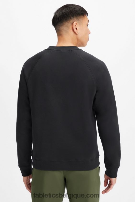l\'équipage incontournable Hommes Fabletics 404P0T3703 point d\'épingle noir