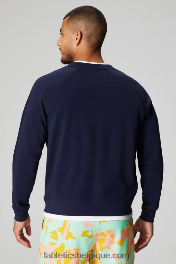 l\'équipage léger incontournable Hommes Fabletics 404P0T3666 bleu marine profond