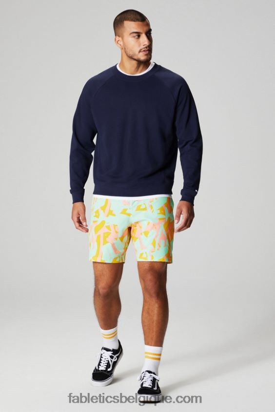l\'équipage léger incontournable Hommes Fabletics 404P0T3666 bleu marine profond