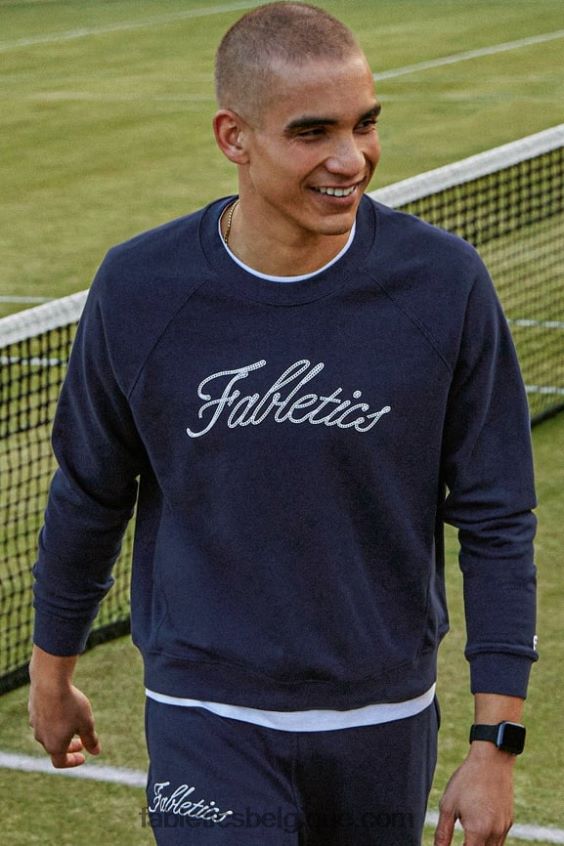 l'équipage léger incontournable Hommes Fabletics 404P0T3668 chaîne marine profonde