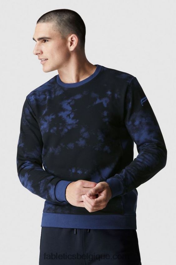 l\'équipe de la cour Hommes Fabletics 404P0T3718 logo emb bleu stratus