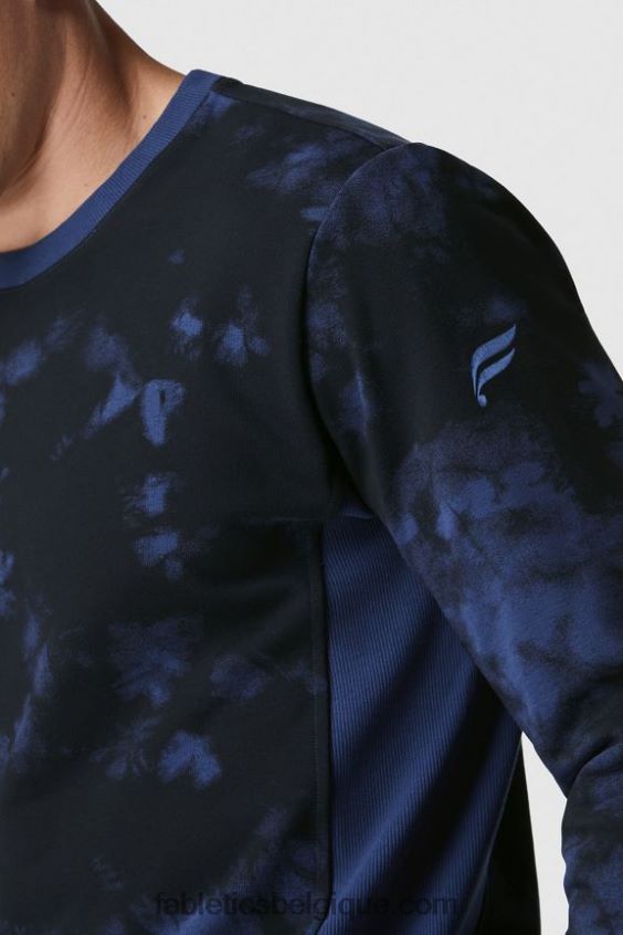 l\'équipe de la cour Hommes Fabletics 404P0T3718 logo emb bleu stratus