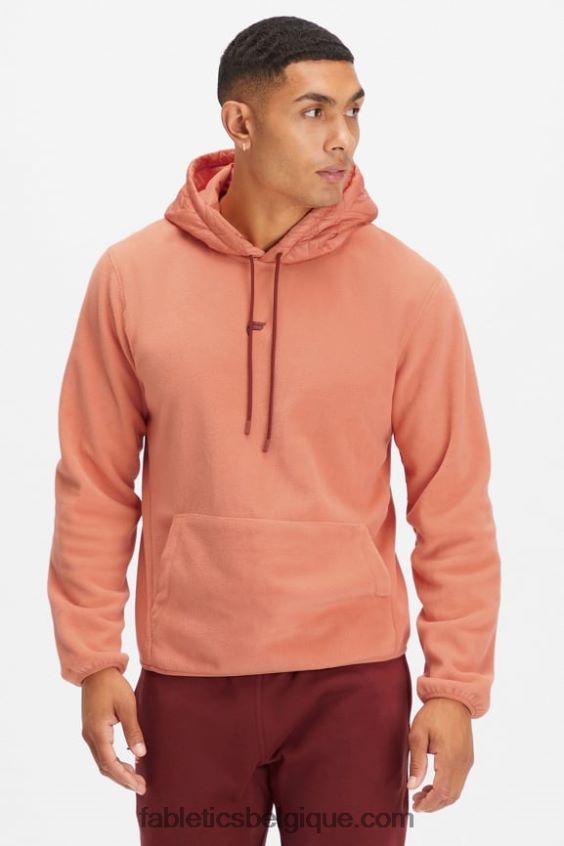 le sweat à capuche de la ville des pins Hommes Fabletics 404P0T3710 argile de grès