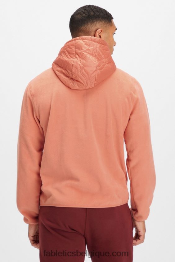 le sweat à capuche de la ville des pins Hommes Fabletics 404P0T3710 argile de grès
