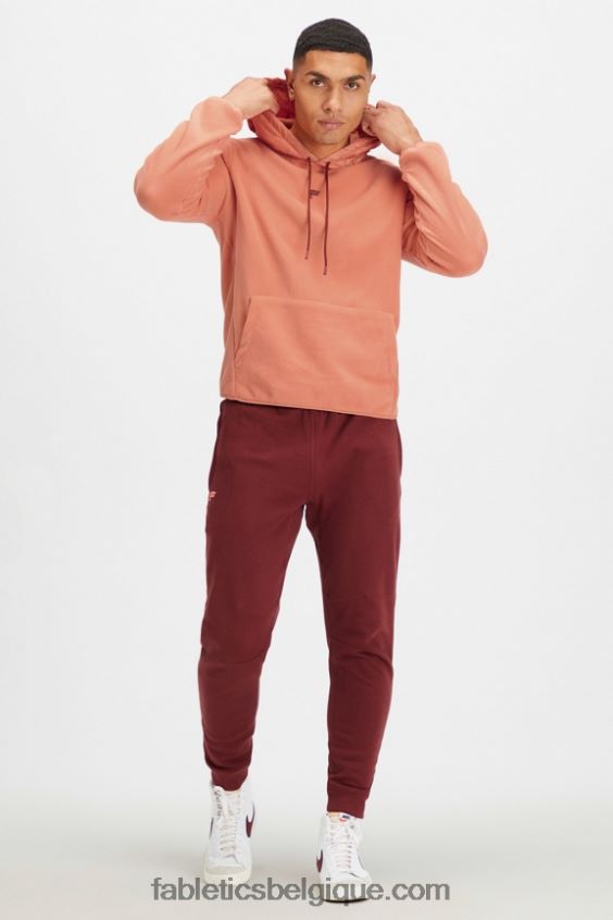 le sweat à capuche de la ville des pins Hommes Fabletics 404P0T3710 argile de grès
