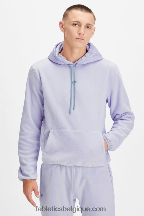 le sweat à capuche de la ville des pins Hommes Fabletics 404P0T3711 brume lilas