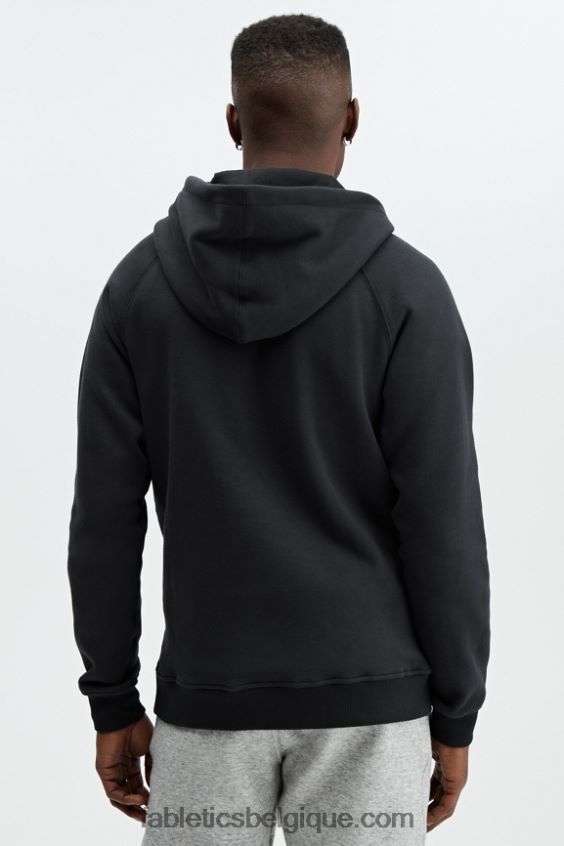 le sweat à capuche entièrement zippé d\'après-match Hommes Fabletics 404P0T3719 noir