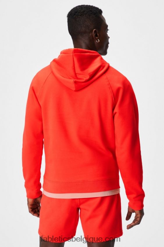 le sweat à capuche incontournable 190 Hommes Fabletics 404P0T3672 lueur de feu