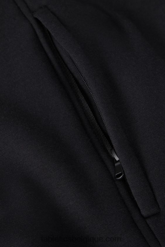 le sweat à capuche incontournable 190 Hommes Fabletics 404P0T3673 collage noir