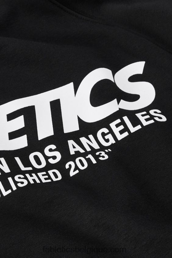 le sweat à capuche incontournable 190 Hommes Fabletics 404P0T3674 la noire