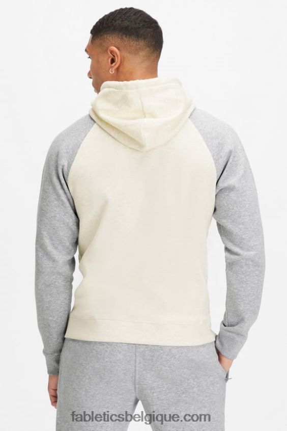 le sweat à capuche incontournable 192 Hommes Fabletics 404P0T3684 os/gris classique chiné
