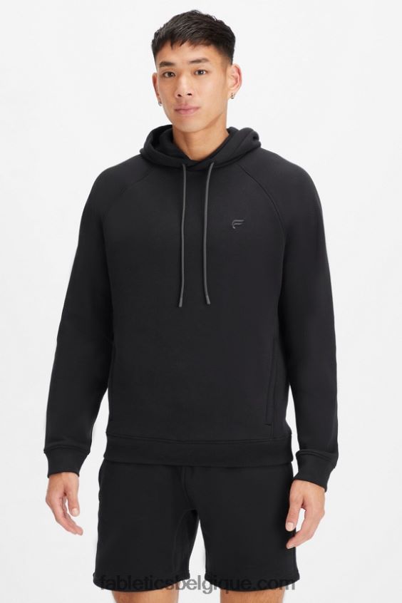 le sweat à capuche incontournable 192 Hommes Fabletics 404P0T3686 noir