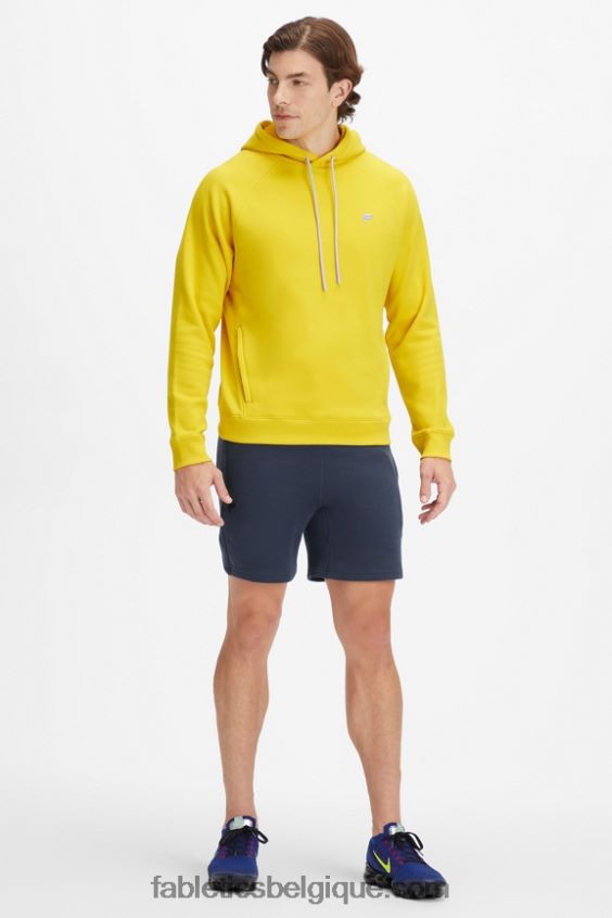 le sweat à capuche incontournable 193 Hommes Fabletics 404P0T3688 or du désert