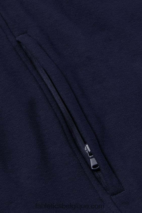 le sweat à capuche léger incontournable Hommes Fabletics 404P0T3652 bleu marine profond