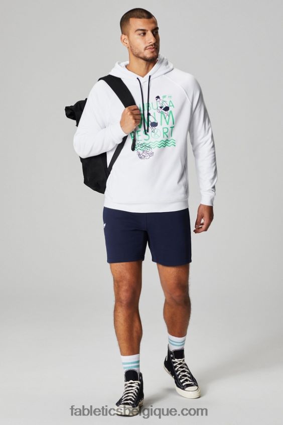 le sweat à capuche léger incontournable Hommes Fabletics 404P0T3653 station balnéaire