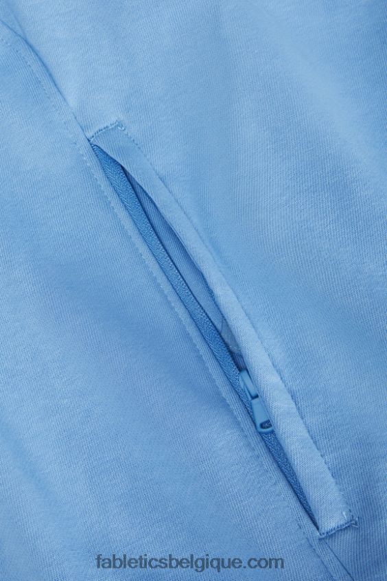 le sweat à capuche léger incontournable Hommes Fabletics 404P0T3659 surf bleu
