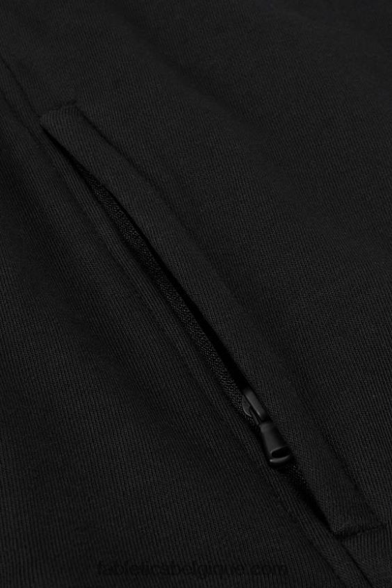 le sweat à capuche léger incontournable Hommes Fabletics 404P0T3660 noir