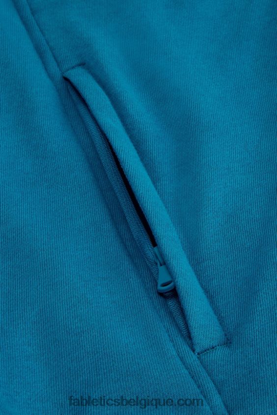 le sweat à capuche léger incontournable Hommes Fabletics 404P0T3663 sarcelle nautique