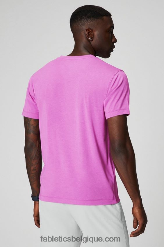 le col v 24-7 Hommes Fabletics 404P0T3492 évasion rose