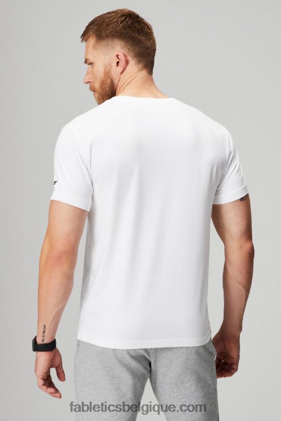 le col v 24-7 Hommes Fabletics 404P0T3494 blanc classique