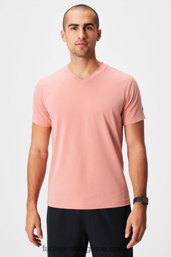 le col v 24-7 Hommes Fabletics 404P0T3497 ardoise rose