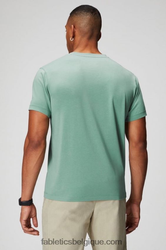 le col v 24-7 Hommes Fabletics 404P0T3498 thym gris