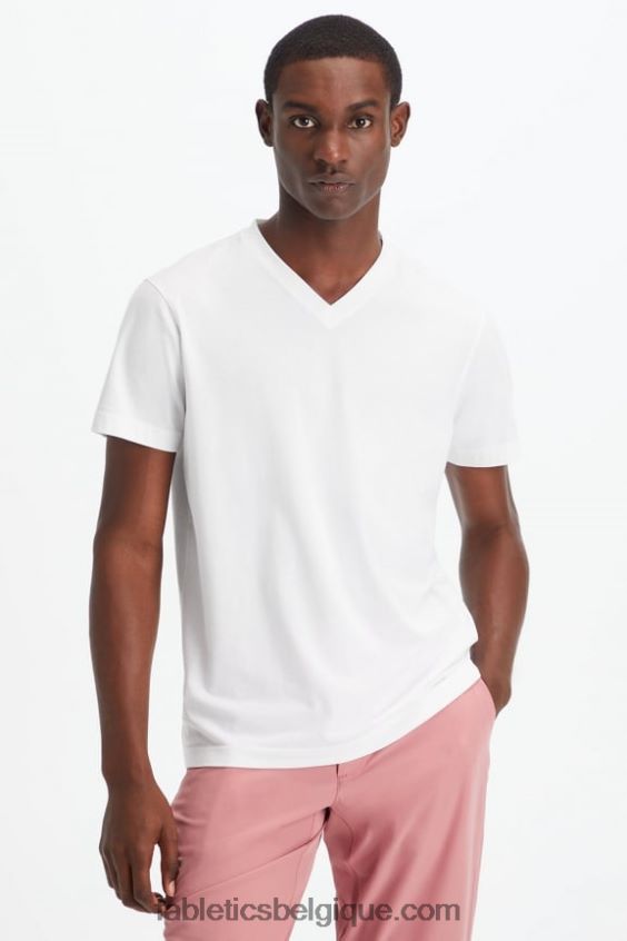 le col v 24-7 Hommes Fabletics 404P0T3500 blanc