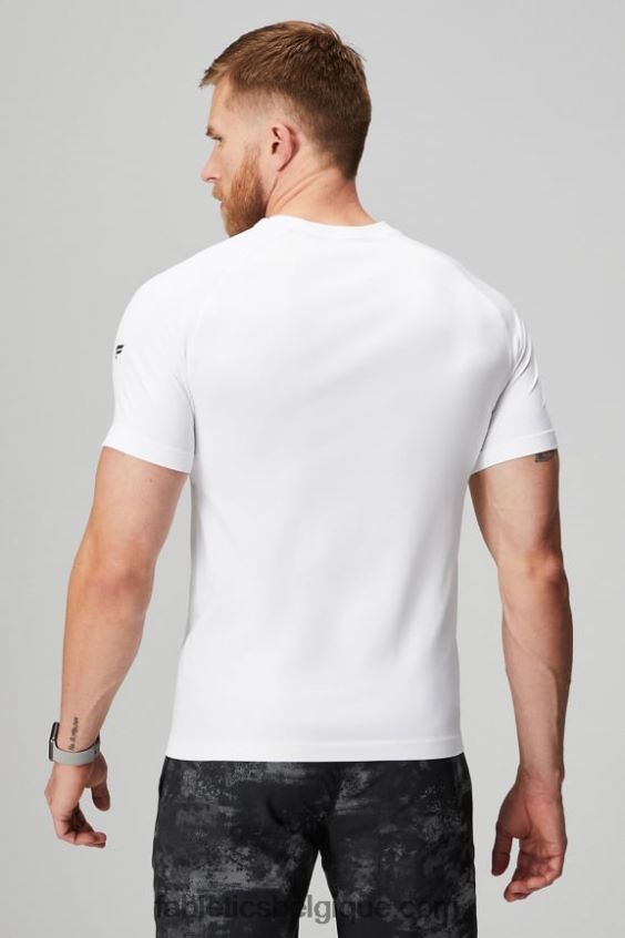 le jour de la formation tee 175 Hommes Fabletics 404P0T3465 blanc classique