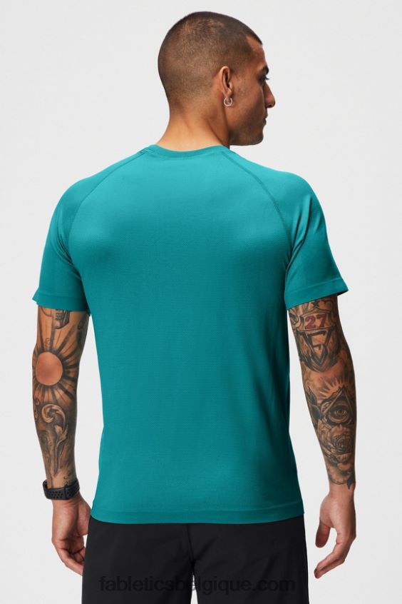 le jour de la formation tee 177 Hommes Fabletics 404P0T3472 Sarcelle foncée