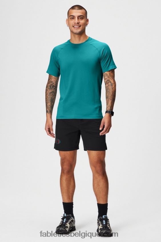 le jour de la formation tee 177 Hommes Fabletics 404P0T3472 Sarcelle foncée