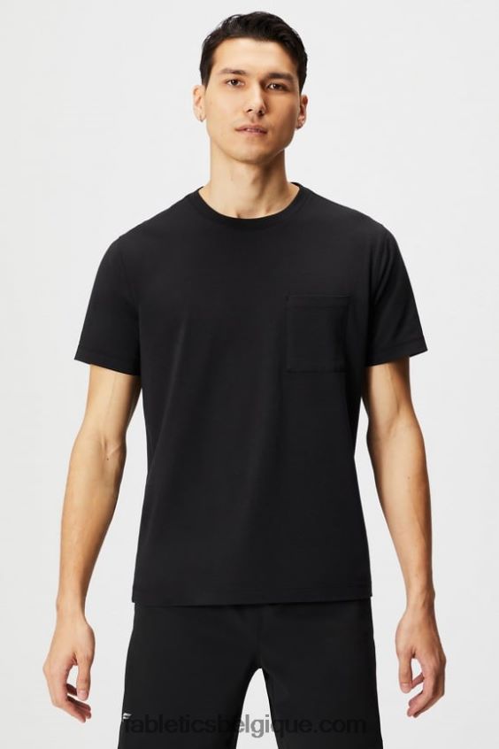 le t-shirt à poche 24-7 Hommes Fabletics 404P0T3448 noir
