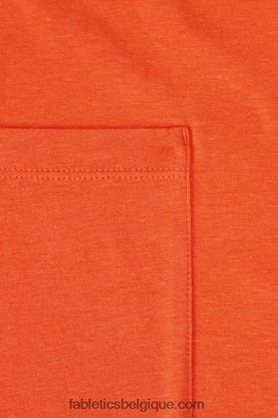 le t-shirt à poche 24-7 Hommes Fabletics 404P0T3449 orange passion