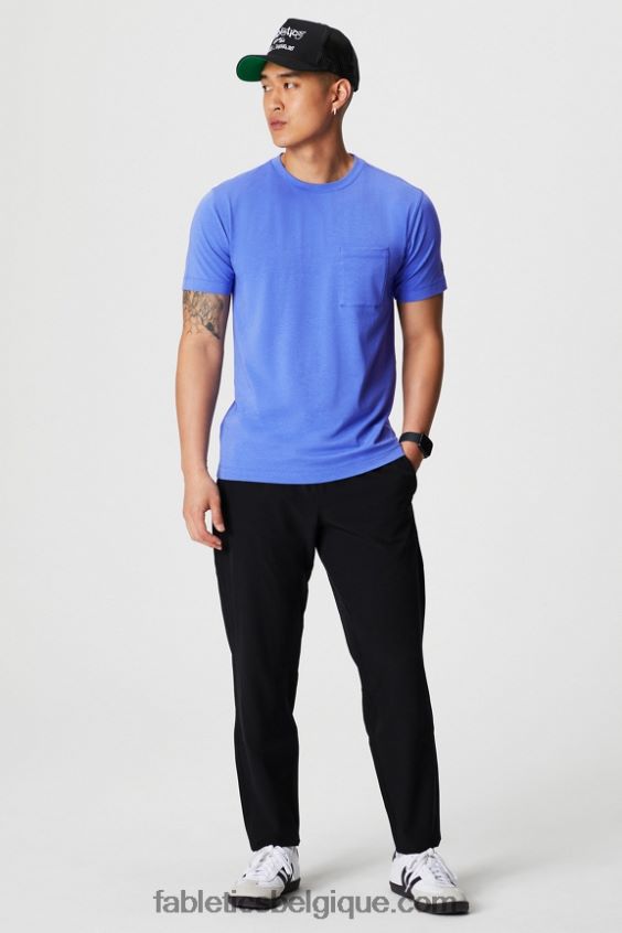 le t-shirt à poche 24-7 Hommes Fabletics 404P0T3450 punch pervenche