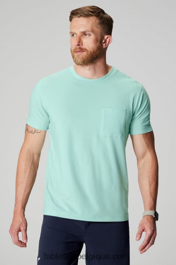 le t-shirt à poche 24-7 Hommes Fabletics 404P0T3452 brouillard salin