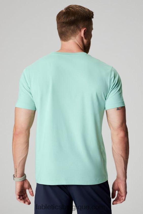 le t-shirt à poche 24-7 Hommes Fabletics 404P0T3452 brouillard salin