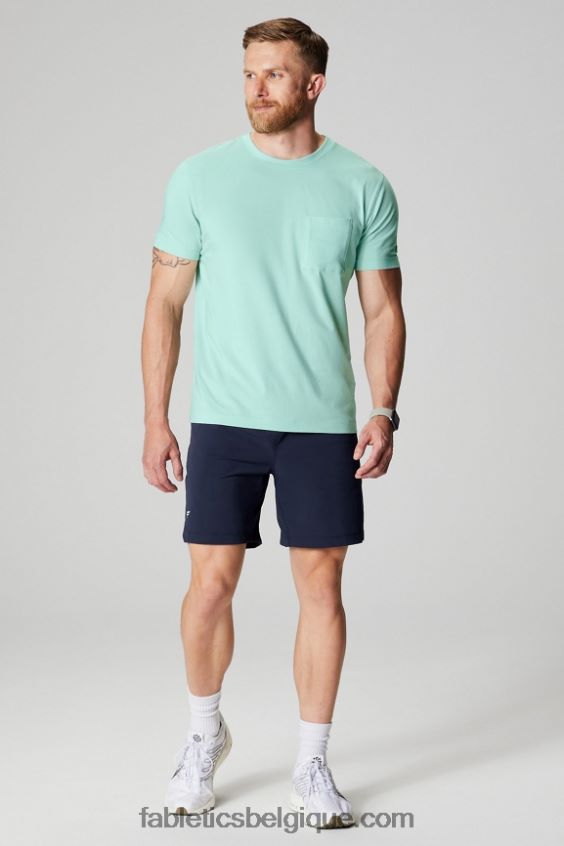 le t-shirt à poche 24-7 Hommes Fabletics 404P0T3452 brouillard salin