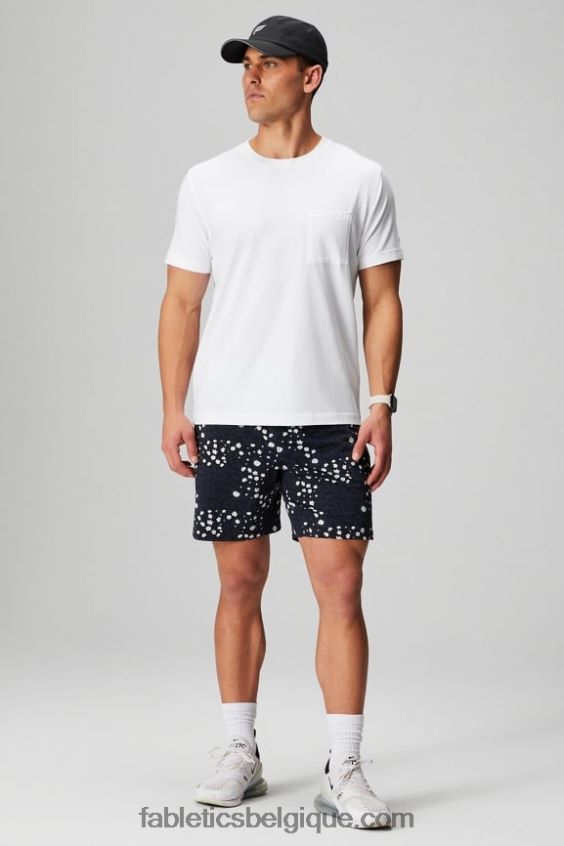 le t-shirt à poche 24-7 Hommes Fabletics 404P0T3453 blanc classique