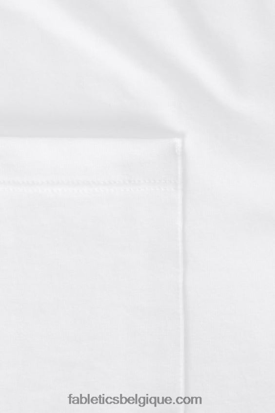le t-shirt à poche 24-7 Hommes Fabletics 404P0T3453 blanc classique