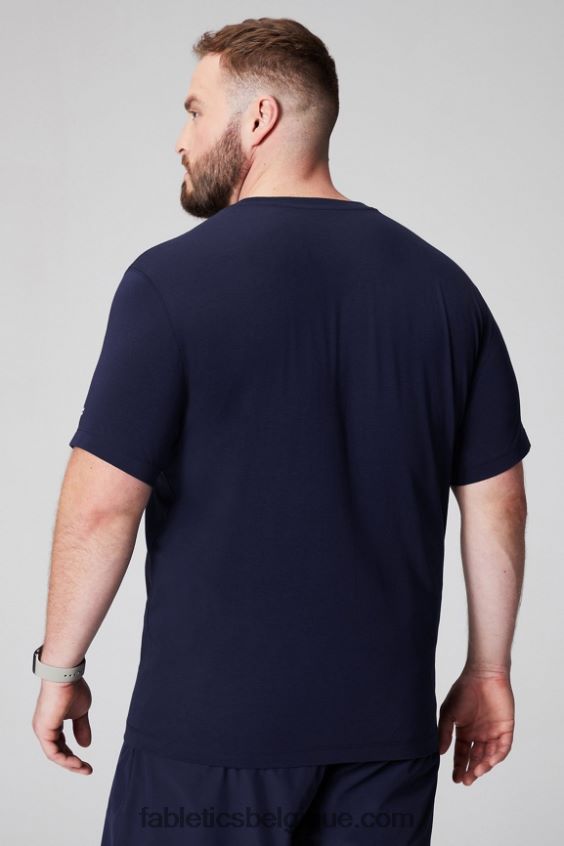 le t-shirt à poche 24-7 Hommes Fabletics 404P0T3456 bleu marine profond