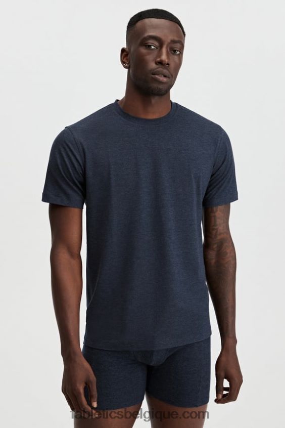 le t-shirt restoreknit Hommes Fabletics 404P0T3555 marine classique