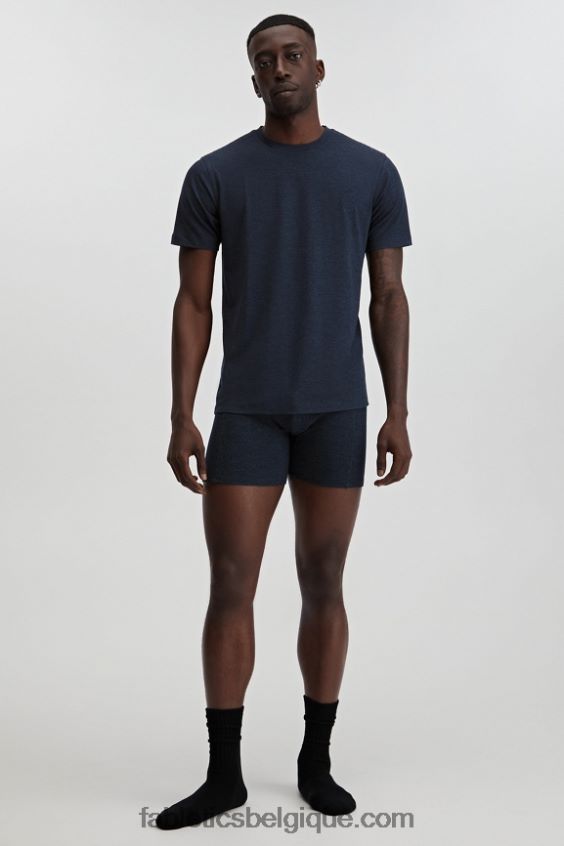 le t-shirt restoreknit Hommes Fabletics 404P0T3555 marine classique