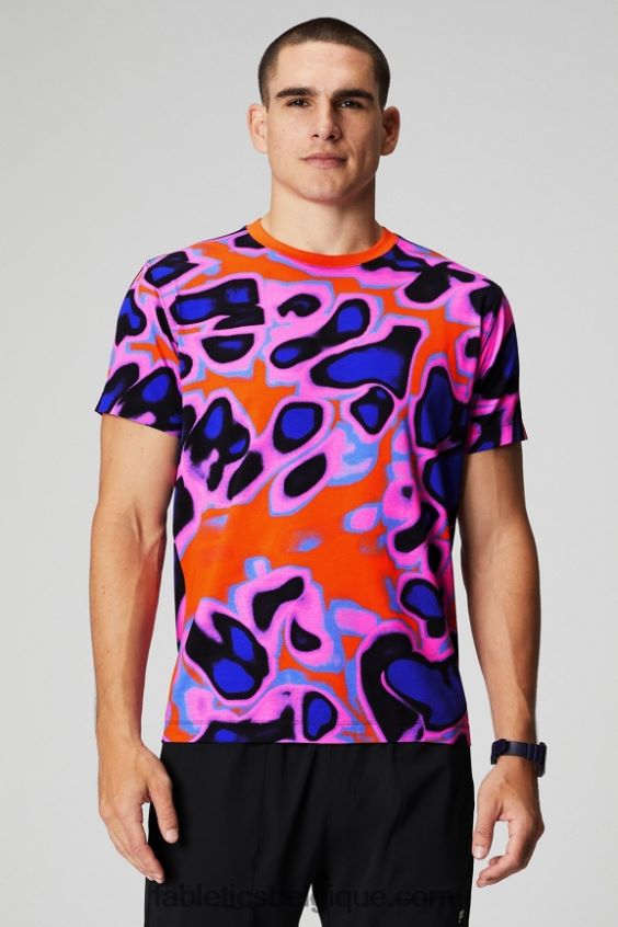 le tee 24-7 181 Hommes Fabletics 404P0T3504 orange passion folie estivale