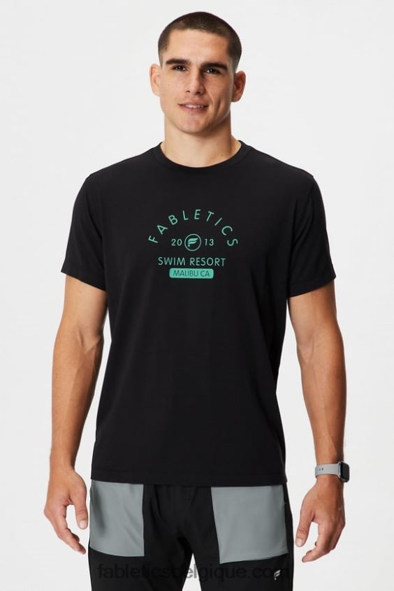 le tee 24-7 182 Hommes Fabletics 404P0T3507 bain noir