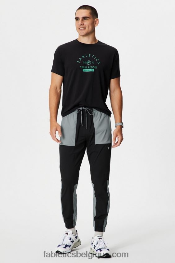 le tee 24-7 182 Hommes Fabletics 404P0T3507 bain noir