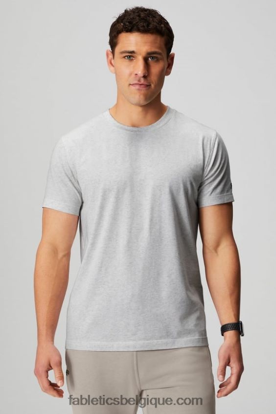 le tee 24-7 182 Hommes Fabletics 404P0T3510 gris clair chiné
