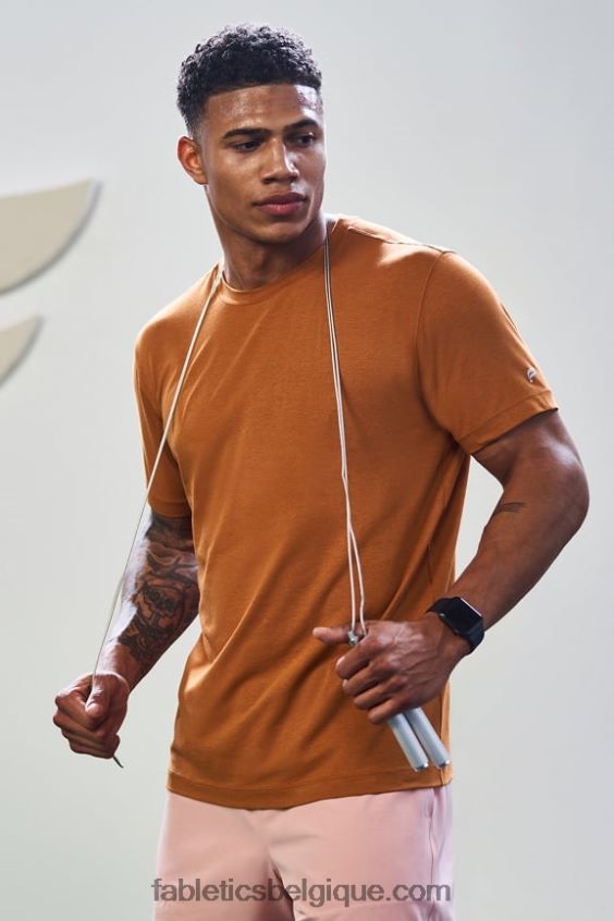 le tee 24-7 183 Hommes Fabletics 404P0T3512 rouille vintage