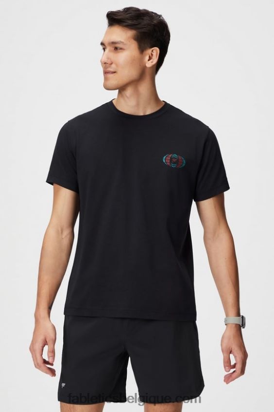 le tee 24-7 183 Hommes Fabletics 404P0T3513 noir dans le monde entier